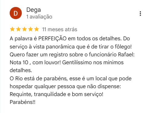 Google review by Dega